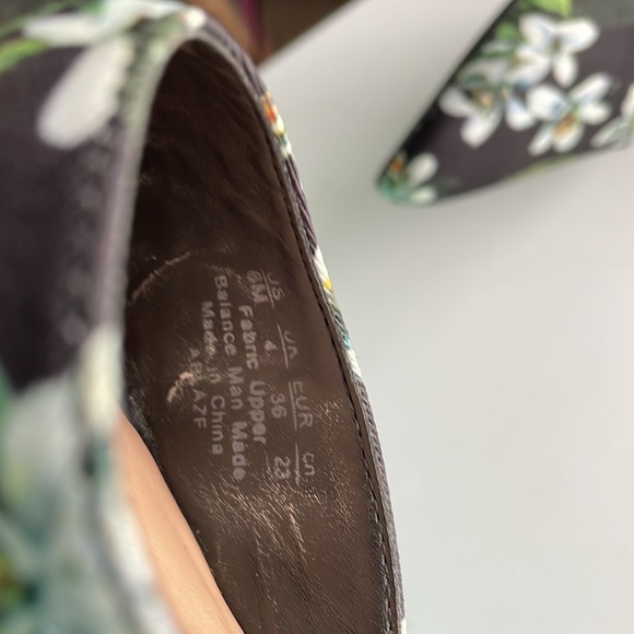 Franco Sarto floral shoes 6M - Picture 4 of 8